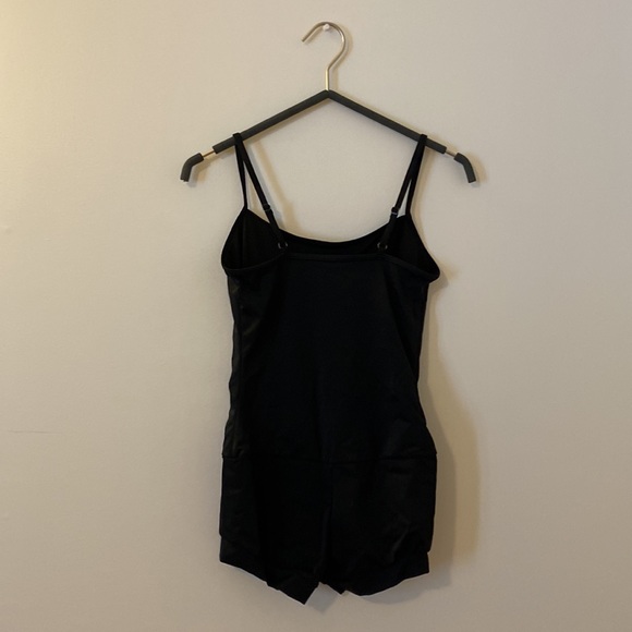 Black dance jumpsuit with ajustable straps - Picture 2 of 2